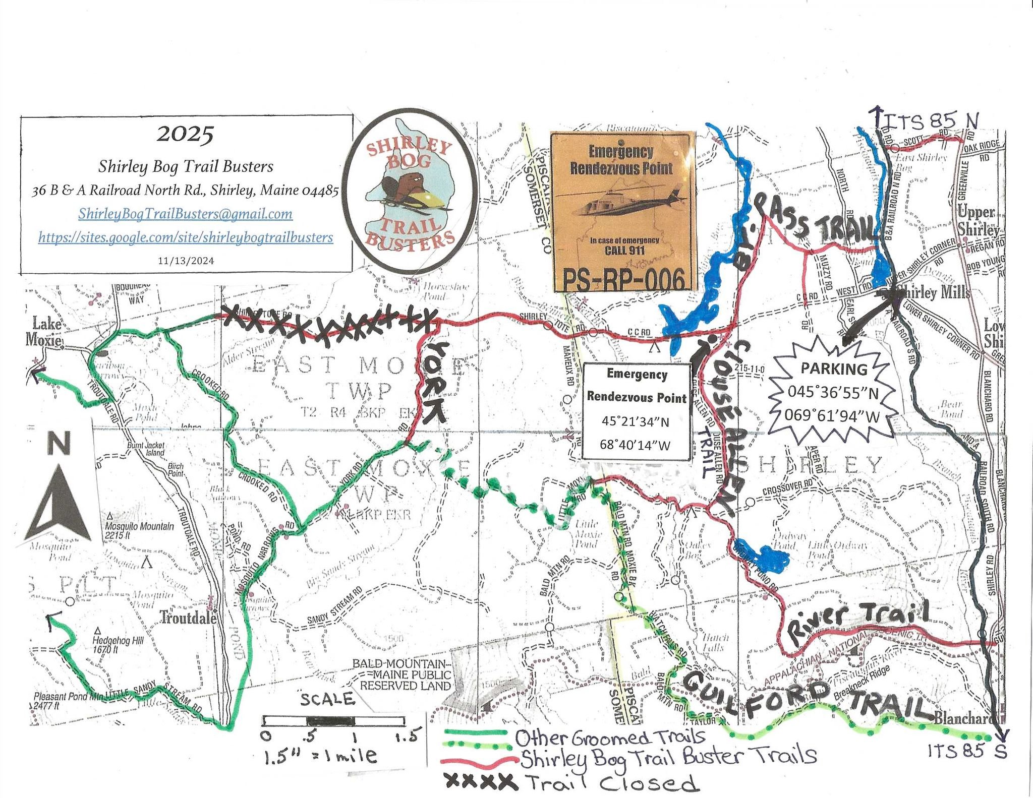 Shirley Bog Trail Busters, Maine - Donate to support the club